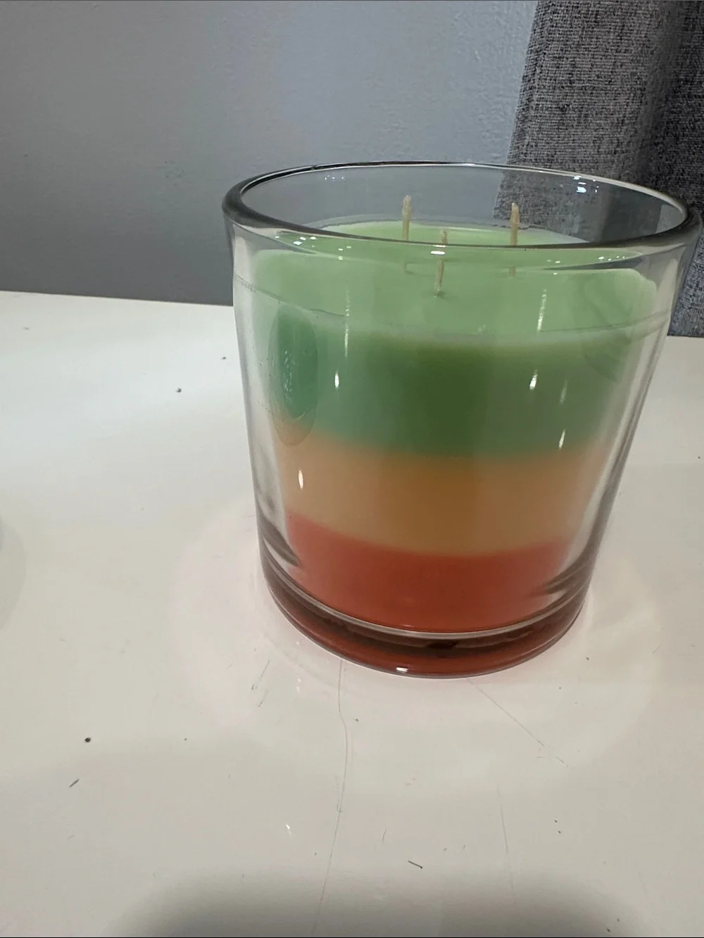Tuscany candle Mango Blast Scented Jar Candle  brand new. 3 wick